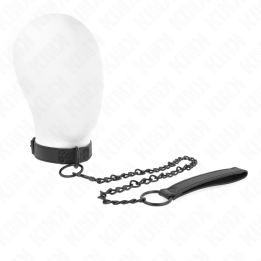 KINK - COLLAR CON CORREA 65 CM OSCURO AJUSTABLE 37-54 CM X 3 CM | VibraZon