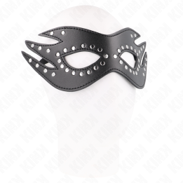 KINK - MÁSCARA DE POLIPIEL CON REMACHES MODELO 3 26 x 9.5 CM | VibraZon