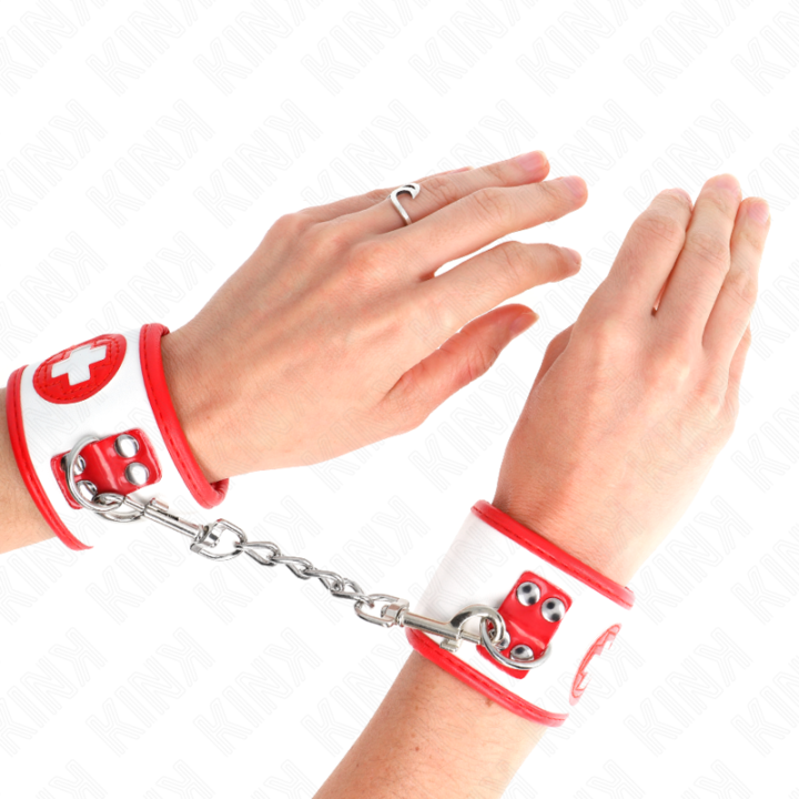 KINK - MUÑEQUERAS MINI ENFERMERA AJUSTABLE 18-23 CM X 5 CM | VibraZon