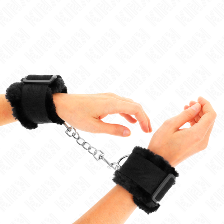 KINK - MUÑEQUERAS FORRADA NEGRO AJUSTABLE 17-31 CM X 7 CM | VibraZon