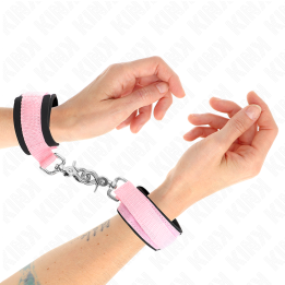 KINK - MUÑEQUERAS NEOPRENO AJUSTABLE ROSA AJUSTABLE 22-34 CM | VibraZon