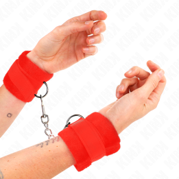 KINK - MUÑEQUERAS PARA PRINCIPIANTES ROJO 30 X 7 CM | VibraZon