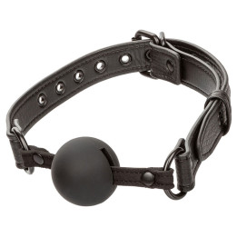 CALEXOTICS - NOCTURNAL MORDAZA DE BOLA SILICONA NEGRO | VibraZon