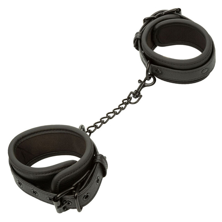 CALEXOTICS - NOCTURNAL ESPOSAS DE TOBILLO CUERO AJUSTABLE NEGRO | VibraZon