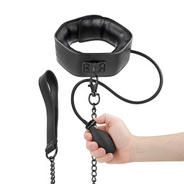 FETISH SUBMISSIVE BONDAGE - COLLAR BONDAGE INFLABLE CON TIRADOR | VibraZon