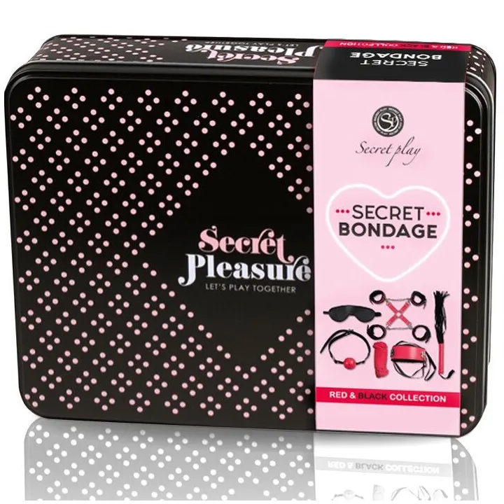 SECRETPLAY - BDSM SET 6 PIEZAS ROJO COLLECTION