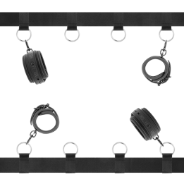 FETISH SUBMISSIVE - SET ATADURAS CAMA LUXURY CON FORRO DE NEOPRENO | VibraZon