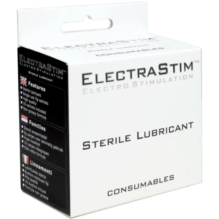 ELECTRASTIM - LUBRICANTE ESTERILIZANTE 10 UNIDADES | VibraZon
