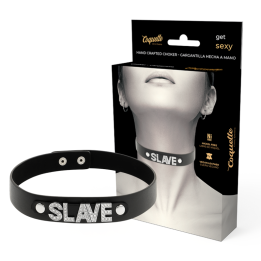 COQUETTE CHIC DESIRE - CHOKER CUERO VEGANO SLAVE | VibraZon