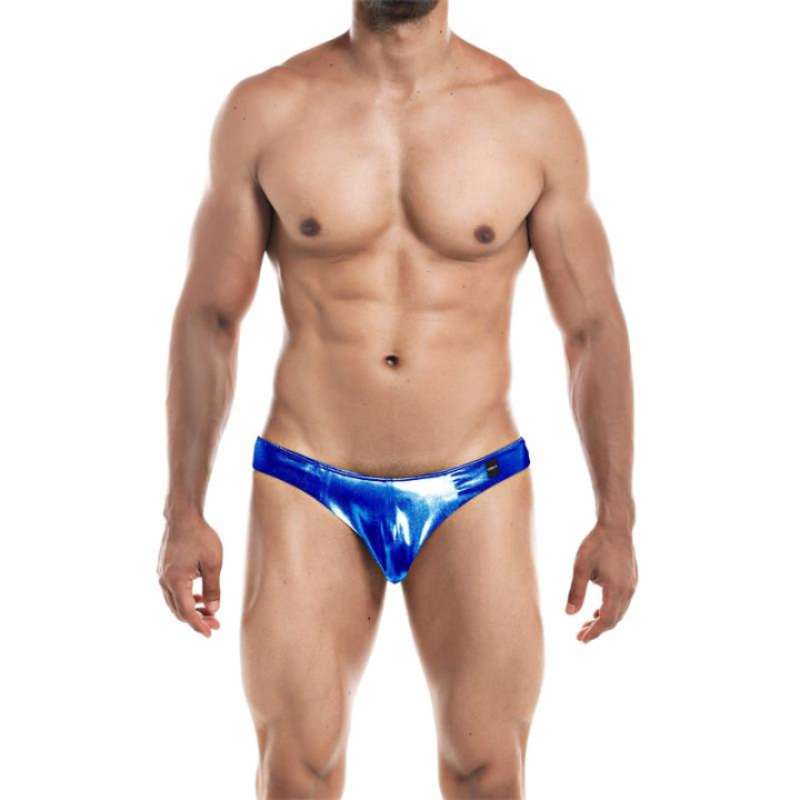 Slip Bikini de Corte Bajo Provocative Azul Skai de Cut4Men | VibraZon