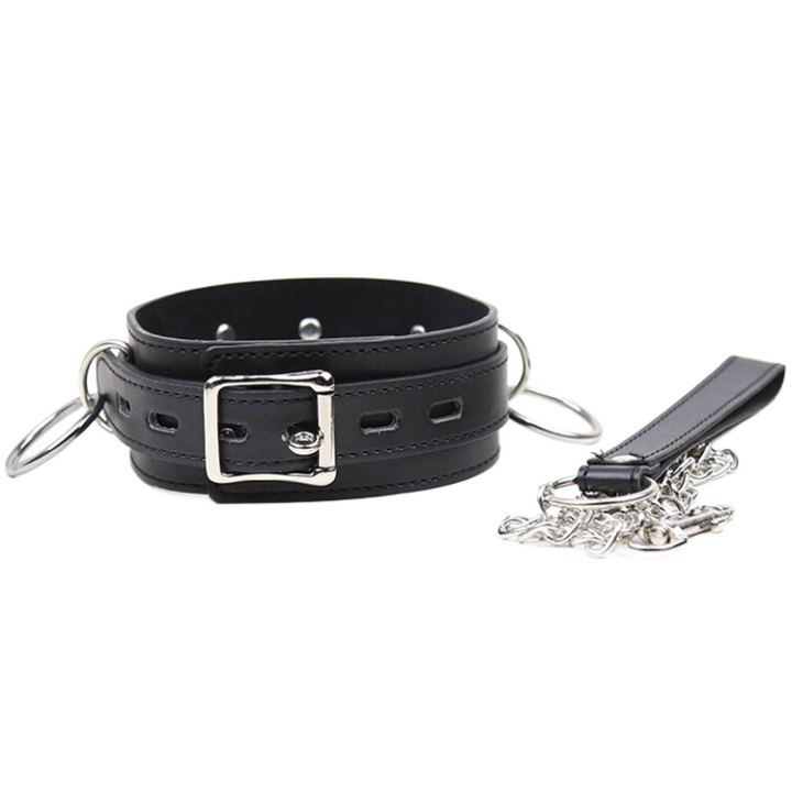 OHMAMA FETISH - COLLAR SUMISION CON 3 ANILLAS | VibraZon