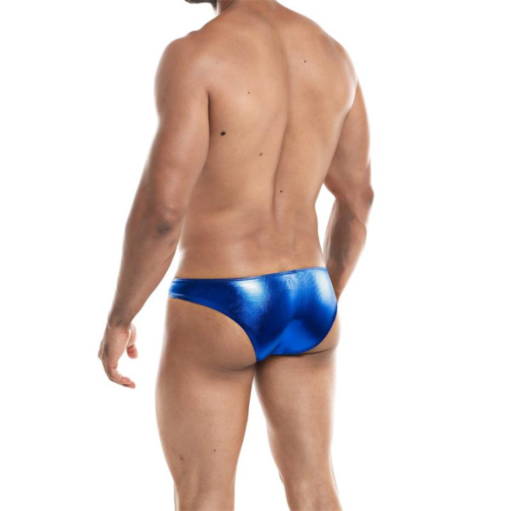 Slip Bikini de Corte Bajo Provocative Azul Skai de Cut4Men | VibraZon