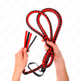 KINK - LÁTIGO DE SERPIENTE LARGO ROJO 210 CM | VibraZon