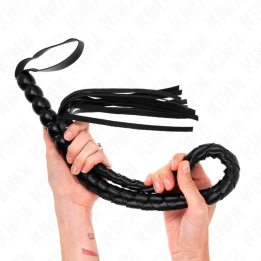 KINK - LÁTIGO DE SERPIENTE CON AGARRE DE BOLAS 80 CM | VibraZon
