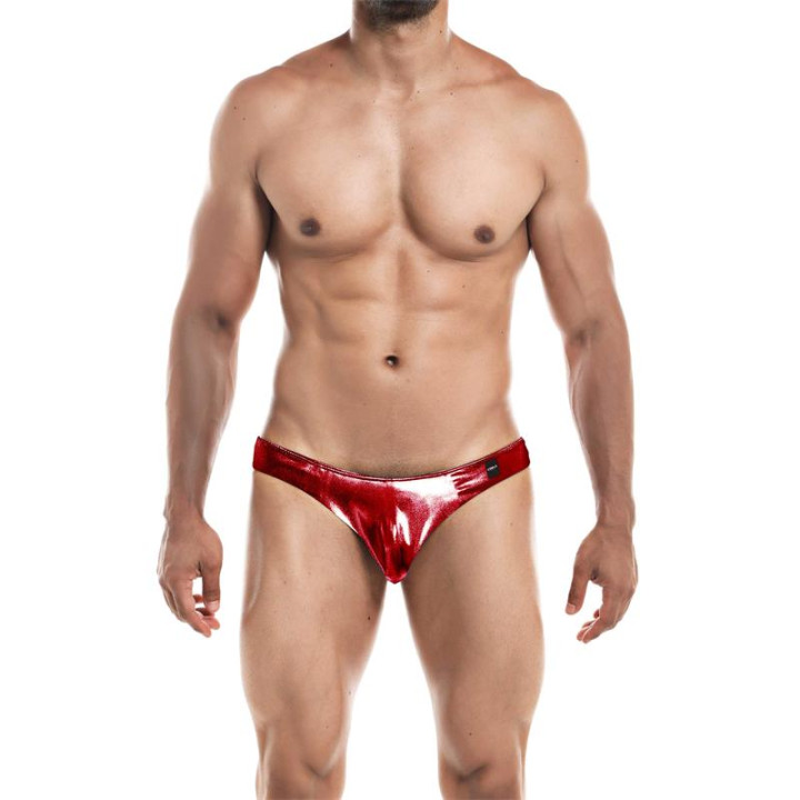 Slip Bikini de Corte Bajo Provocative Rojo Skai de Cut4Men | VibraZon