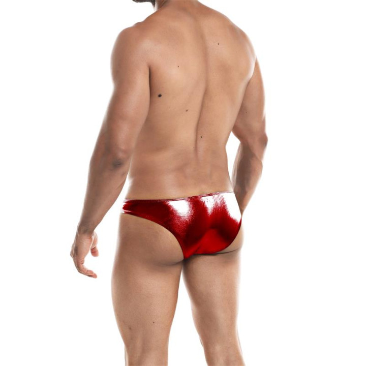 Slip Bikini de Corte Bajo Provocative Rojo Skai de Cut4Men | VibraZon