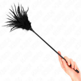 KINK - PLUMAS MÚLTIPLES PARA COSQUILLAS NEGRO 45 CM | VibraZon