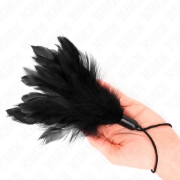 KINK - PLUMAS PARA COSQUILLAS CON MANGO DE CUERDA BASE DE PLÁSTICO 15 CM | VibraZon