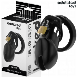 ADDICTED JUGUETES LOCKED - OBSIDIAN HOLD JAULA PARA PENE TALLA M | VibraZon
