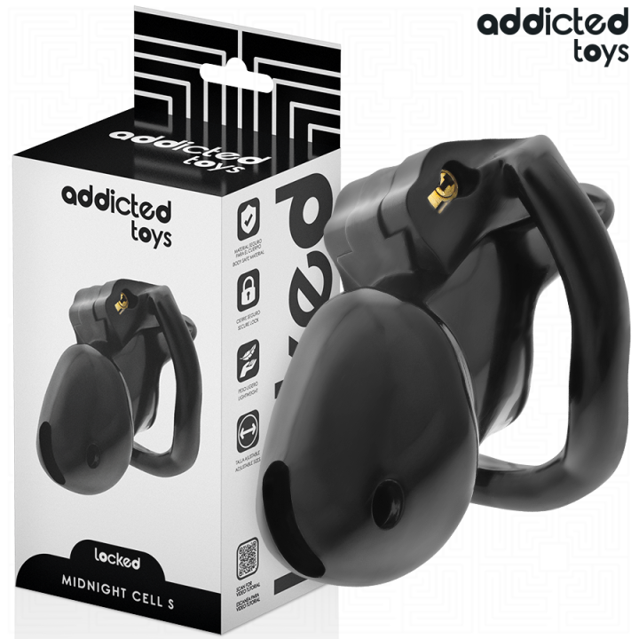 ADDICTED JUGUETES LOCKED - MINDNIGHT CELL JAULA PARA PENE TALLA S | VibraZon