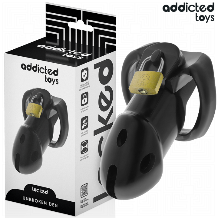 ADDICTED JUGUETES LOCKED - UNBROKEN DEN JAULA PARA PENE 9,8 CM | VibraZon