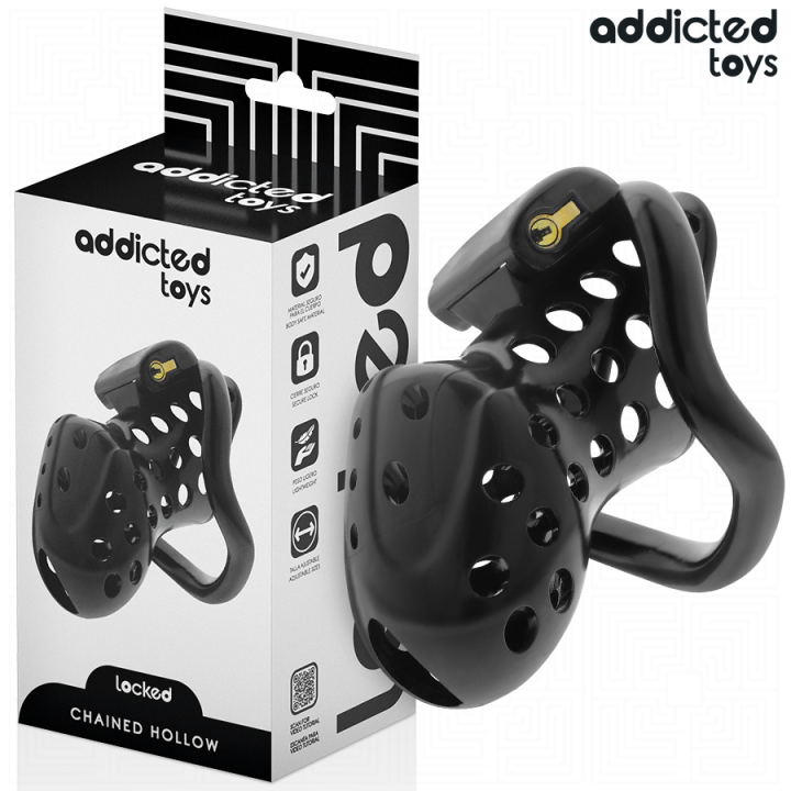 ADDICTED JUGUETES LOCKED - CHAINED HUECO JAULA PARA PENE 10,5 CM | VibraZon