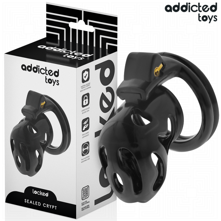 ADDICTED JUGUETES LOCKED - SEALED CRYPT JAULA PARA PENE 8 CM | VibraZon