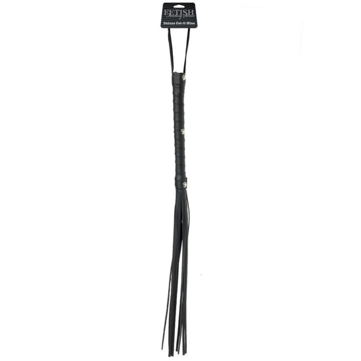 FETISH FANTASY LIMITED EDITION - LATIGO AZOTADOR PIEL NEGRO | VibraZon