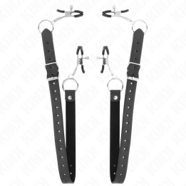 KINK - PINZAS PARA CLÍTORIS 4 ENGANCHES AJUSTABLE 34-48 CM | VibraZon
