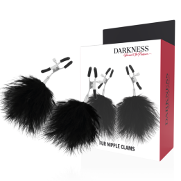 DARKNESS - PINZAS PARA PEZONES CON POMPONES 2 | VibraZon
