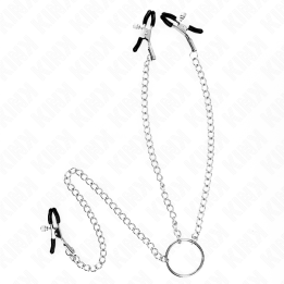 KINK - PINZAS PARA PEZONES Y CLÍTORIS CON CADENA 30 CM MODELO 2 | VibraZon