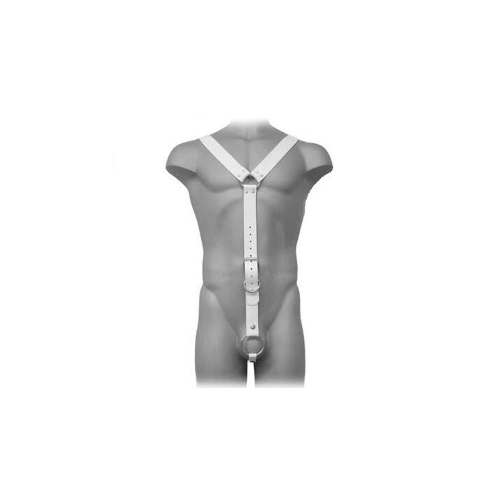 LEATHER BODY - ARNES MEN BLANCO | VibraZon
