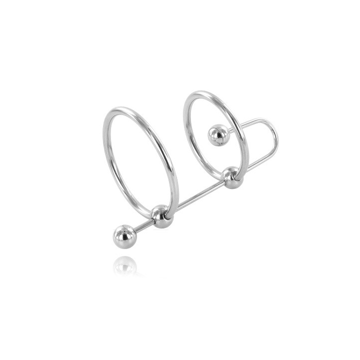 METAL HARD - EXTREME ANILLO CON STOP URETRA | VibraZon