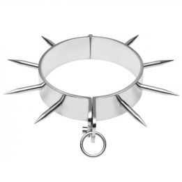 METAL HARD - COLLAR ESCLAVO BDSM CON PUNTAS | VibraZon