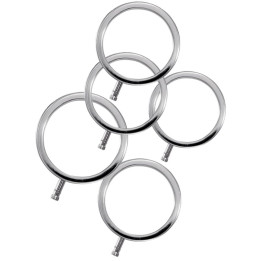 ELECTRASTIM - ELECTRARINGS ANILLOS METÁLICOS PARA EL PENE PACK 5 | VibraZon
