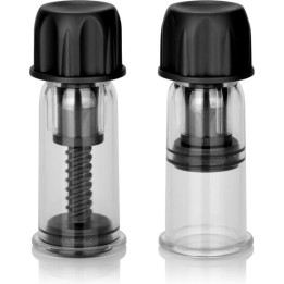 CALEXOTICS - VACCUM TWIST SUCCIONADORES PEZONES NEGRO | VibraZon
