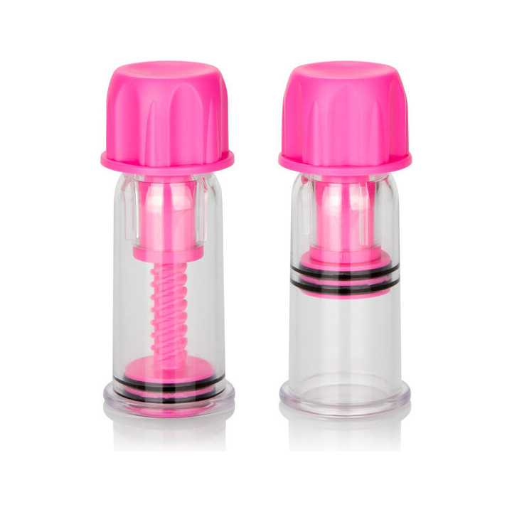 CALEXOTICS - VACCUM TWIST SUCCIONADORES PEZONES ROSA | VibraZon
