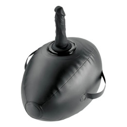 FETISH FANTASY SERIES - HINCHABLE BODY DOCK CON DILDO NEGRA 41.9 CM | VibraZon