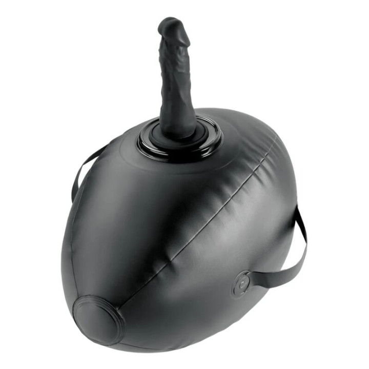 FETISH FANTASY SERIES - HINCHABLE BODY DOCK CON DILDO NEGRA 41.9 CM | VibraZon