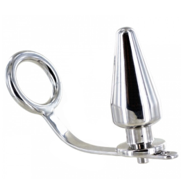 METAL HARD - ANILLO ACERO CON PLUG ANAL 80 X 55 MM | VibraZon