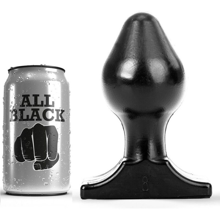 ALL NEGRO - ANAL PLUG 16X8 CM | VibraZon