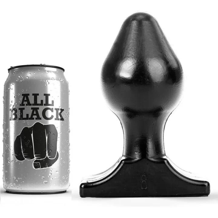 ALL NEGRO - ANAL PLUG 16X8 CM