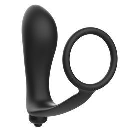 ADDICTED JUGUETES - PLUG ANAL VIBRADOR CON ANILLO PENE | VibraZon
