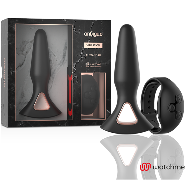 ANBIGUO - WATCHME CONTROL REMOTO VIBRADOR PLUG ANAL ALEXANDRU | VibraZon