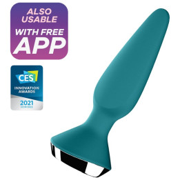 SATISFYER - PLUG ILICIOUS 1 PLUG VIBRADOR VERDE | VibraZon