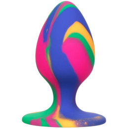 CALEXOTICS - CHEEKY MEDIUM TIE-DYE PLUG ANAL | VibraZon