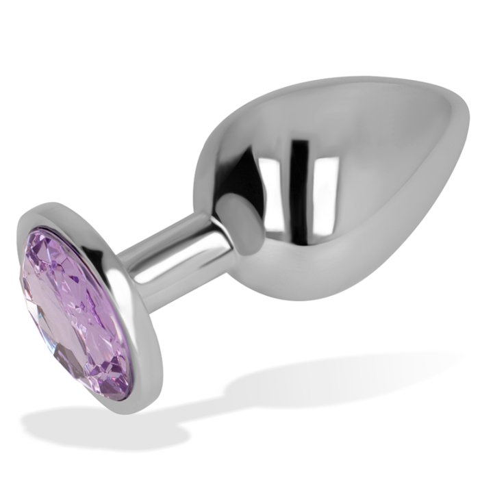 OHMAMA - PLUG ANAL CON CRISTAL VIOLETA 8 CM | VibraZon