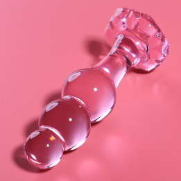 NEBULA SERIES BY IBIZA - MODELO 1 PLUG CRISTAL ROSA 10.5 CM -O- 3 CM | VibraZon