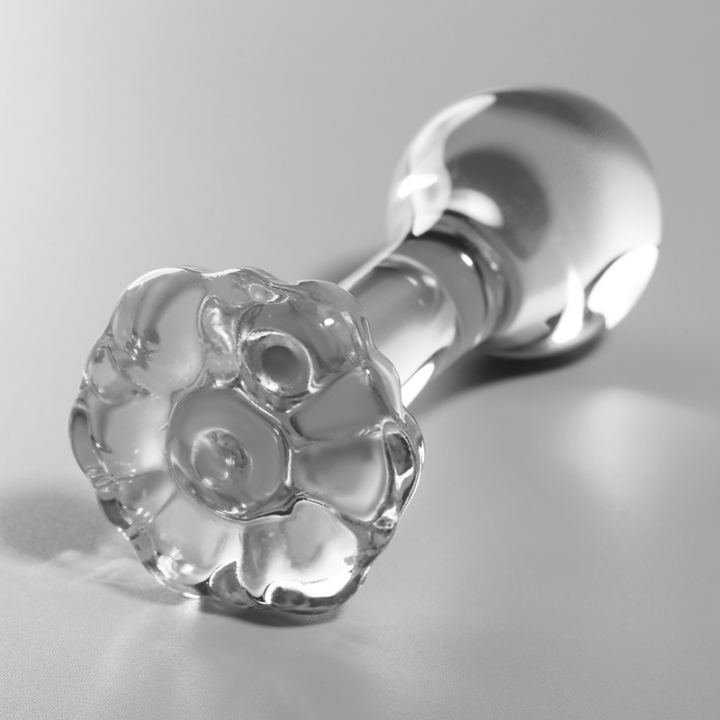 NEBULA SERIES BY IBIZA - MODELO 2 PLUG CRISTAL TRANSPARENTE 11 CM -O- 3.5 CM | VibraZon