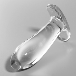 NEBULA SERIES BY IBIZA - MODELO 5 PLUG CRISTAL TRANSPARENTE 12.5 CM -O- 3.5 CM | VibraZon